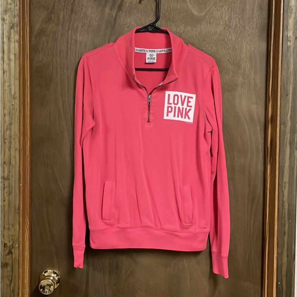 Victorias Secret Pink‎ 1/2 Zip Sweatshirt Small